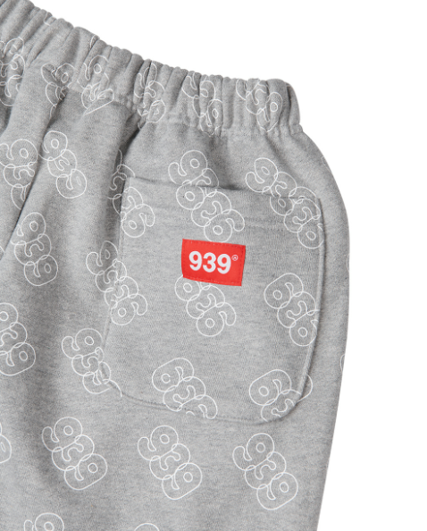 ARCHIVE BOLD (アーカイブボールド) 939 TYPE B PATTERN SWEAT PANTS (GRAY)