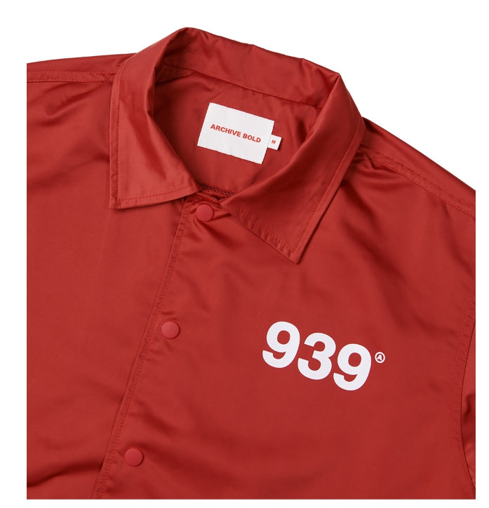 ARCHIVE BOLD (アーカイブボールド) TEAM 939 COACH JACKET (RED)