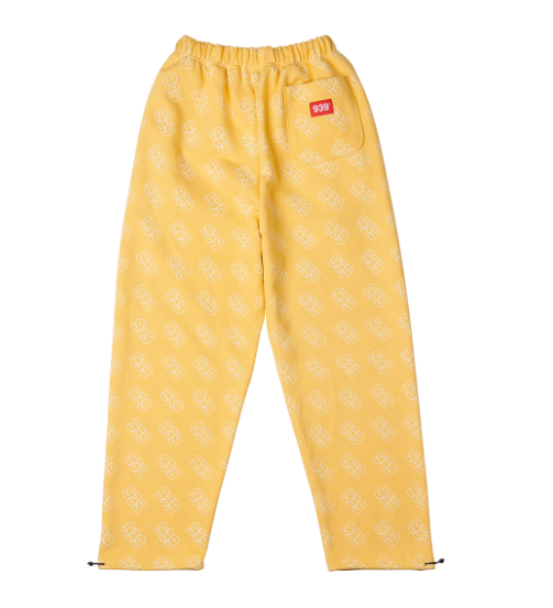 ARCHIVE BOLD (アーカイブボールド) 939 TYPE B PATTERN SWEAT PANTS (MUSTARD)