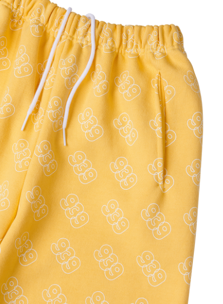 ARCHIVE BOLD (アーカイブボールド) 939 TYPE B PATTERN SWEAT PANTS (MUSTARD)