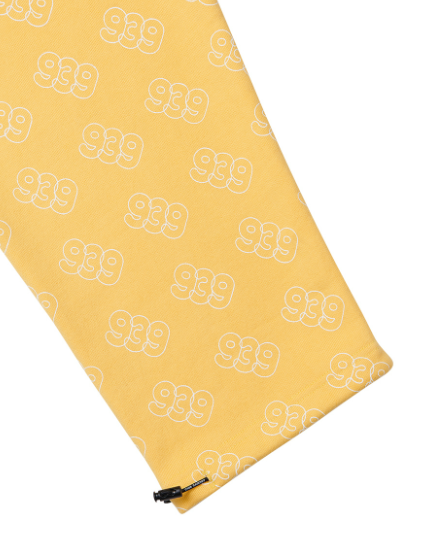 ARCHIVE BOLD (アーカイブボールド) 939 TYPE B PATTERN SWEAT PANTS (MUSTARD)