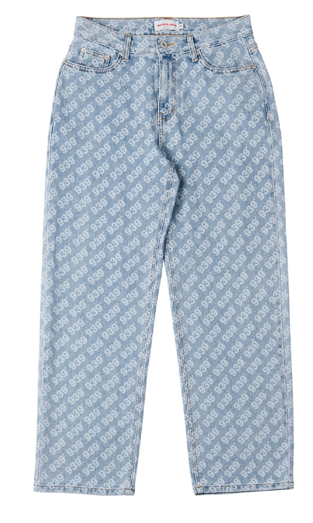 ARCHIVE BOLD (アーカイブボールド) 939 PATTERN DENIM PANTS (LIGHT BLUE)
