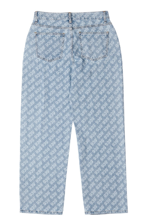 ARCHIVE BOLD (アーカイブボールド) 939 PATTERN DENIM PANTS (LIGHT BLUE)