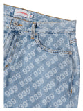 ARCHIVE BOLD (アーカイブボールド)　939 PATTERN DENIM PANTS (LIGHT BLUE)