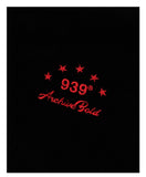 ARCHIVE BOLD (アーカイブボールド) VELOUR CROP HOOD ZIP-UP (BLACK)