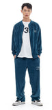 ARCHIVE BOLD (アーカイブボールド) VELOUR JACKET (PEACOCK BLUE)