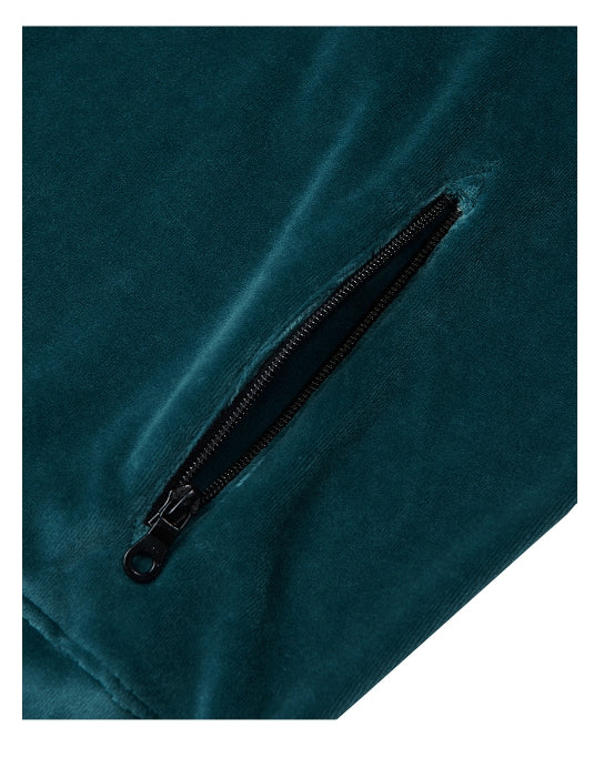 ARCHIVE BOLD (アーカイブボールド) VELOUR JACKET (PEACOCK BLUE)