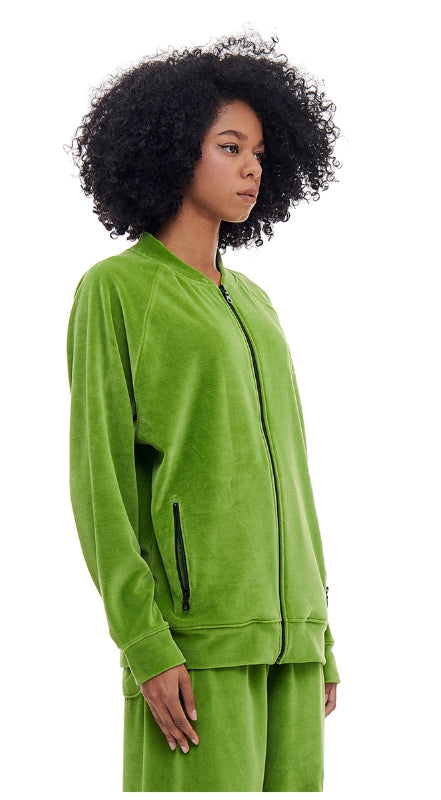 ARCHIVE BOLD (アーカイブボールド) VELOUR JACKET (GREEN)