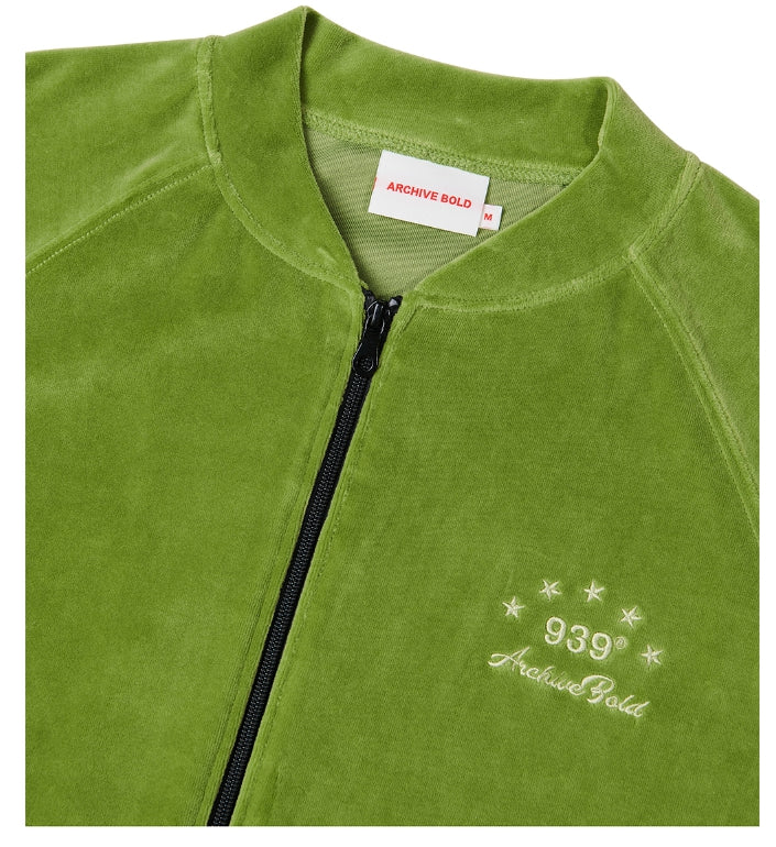 ARCHIVE BOLD (アーカイブボールド) VELOUR JACKET (GREEN)
