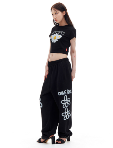ARCHIVE BOLD (アーカイブボールド) 939 DAISY SWEAT PANTS (BLACK)