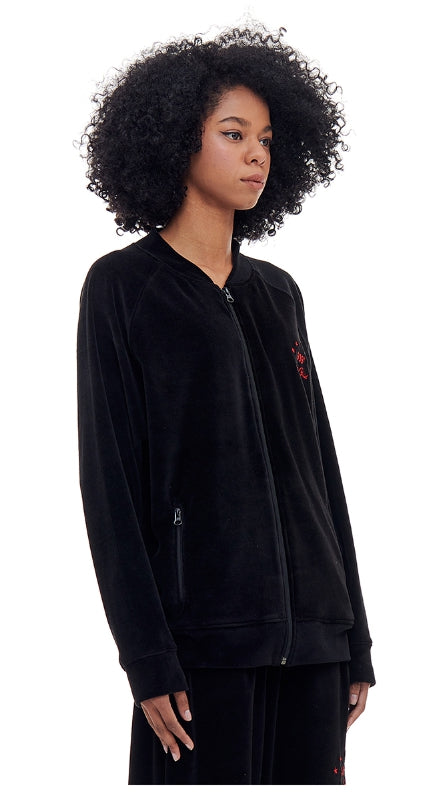 ARCHIVE BOLD (アーカイブボールド) VELOUR JACKET (BLACK)