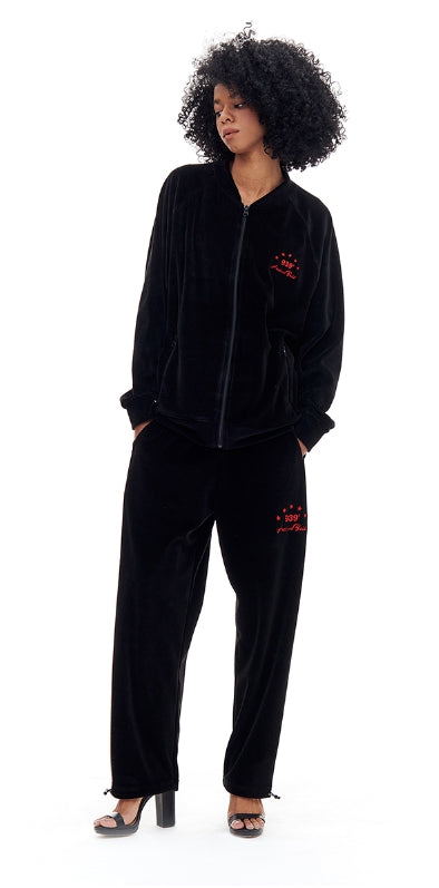 ARCHIVE BOLD (アーカイブボールド) VELOUR JACKET (BLACK)