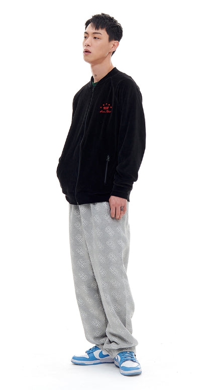 ARCHIVE BOLD (アーカイブボールド) VELOUR JACKET (BLACK)