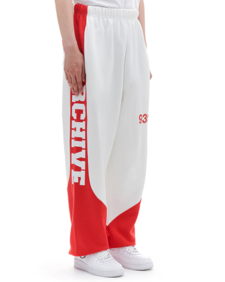 ARCHIVE BOLD (アーカイブボールド) ATHLETIC SWEAT PANTS (RED)