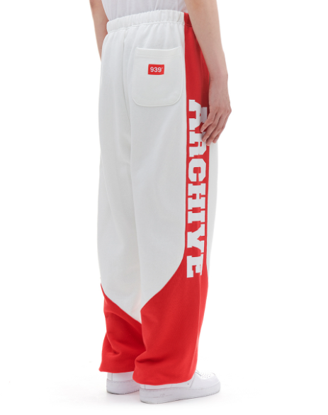 ARCHIVE BOLD (アーカイブボールド) ATHLETIC SWEAT PANTS (RED)