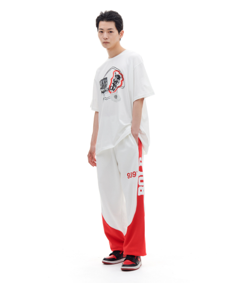 ARCHIVE BOLD (アーカイブボールド) ATHLETIC SWEAT PANTS (RED)