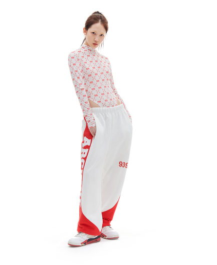 ARCHIVE BOLD (アーカイブボールド) ATHLETIC SWEAT PANTS (RED)