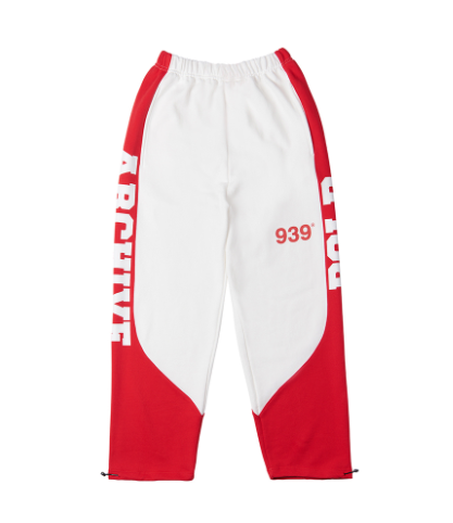 ARCHIVE BOLD (アーカイブボールド) ATHLETIC SWEAT PANTS (RED)
