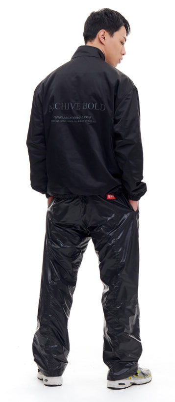ARCHIVE BOLD (アーカイブボールド) TRACK PANTS (BLACK)
