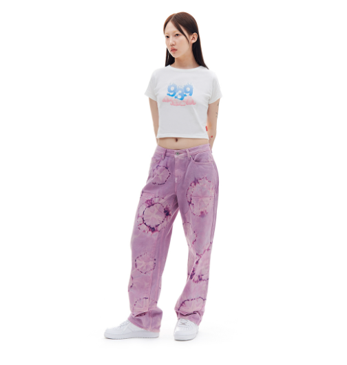 ARCHIVE BOLD (アーカイブボールド) DOUBLE KNEE DENIM PANTS (PURPLE)