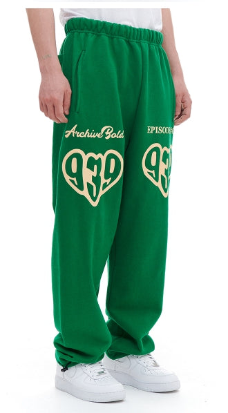 ARCHIVE BOLD (アーカイブボールド) 939 TYPE H SWEAT PANTS (GREEN)