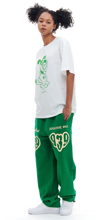 ARCHIVE BOLD (アーカイブボールド) 939 TYPE H SWEAT PANTS (GREEN)