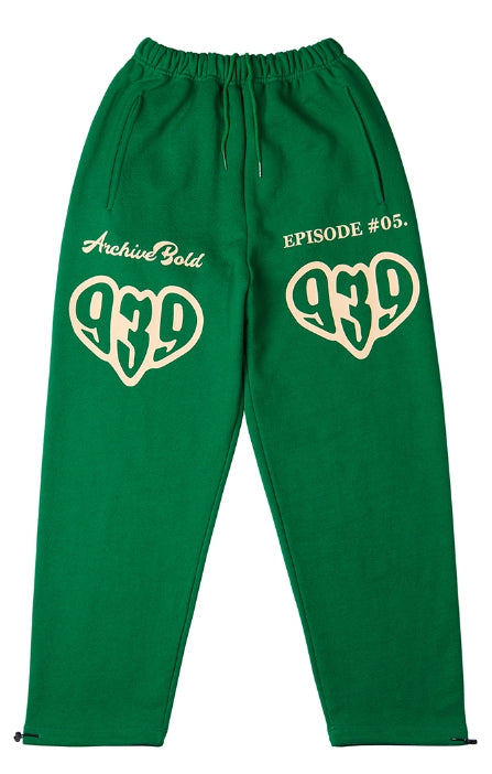ARCHIVE BOLD (アーカイブボールド) 939 TYPE H SWEAT PANTS (GREEN)