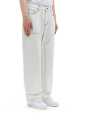 ARCHIVE BOLD (アーカイブボールド) DOUBLE KNEE DENIM PANTS (IVORY)
