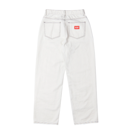 ARCHIVE BOLD (アーカイブボールド) DOUBLE KNEE DENIM PANTS (IVORY)