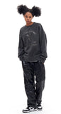 ARCHIVE BOLD (アーカイブボールド) BAD BEAGLE PIGMENT SWEAT SHIRTS (CHARCOAL)