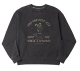 ARCHIVE BOLD (アーカイブボールド) BAD BEAGLE PIGMENT SWEAT SHIRTS (CHARCOAL)