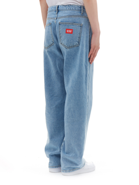 ARCHIVE BOLD (アーカイブボールド) DOUBLE KNEE DENIM PANTS (LIGHT BLUE)