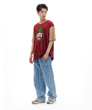 ARCHIVE BOLD (アーカイブボールド) DOUBLE KNEE DENIM PANTS (LIGHT BLUE)