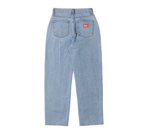ARCHIVE BOLD (アーカイブボールド) DOUBLE KNEE DENIM PANTS (LIGHT BLUE)
