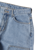 ARCHIVE BOLD (アーカイブボールド) DOUBLE KNEE DENIM PANTS (LIGHT BLUE)