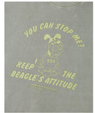 ARCHIVE BOLD (アーカイブボールド) BAD BEAGLE PIGMENT SWEAT SHIRTS (KHAKI)