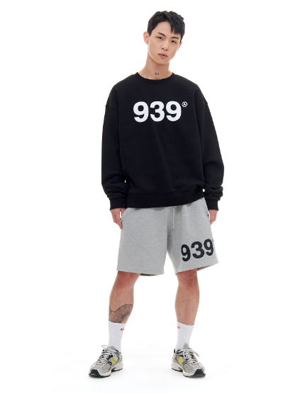 ARCHIVE BOLD (アーカイブボールド) 939 LOGO SWEAT SHIRTS (BLACK)