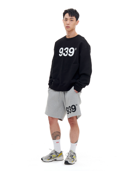 ARCHIVE BOLD (アーカイブボールド) 939 LOGO SWEAT SHIRTS (BLACK)