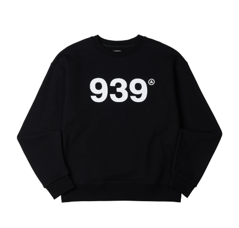 ARCHIVE BOLD (アーカイブボールド) 939 LOGO SWEAT SHIRTS (BLACK)