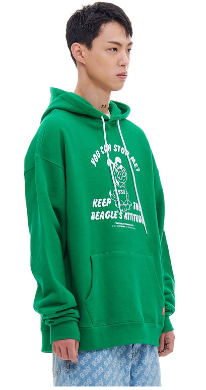 ARCHIVE BOLD (アーカイブボールド) BAD BEAGLE HOOD (GREEN)