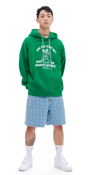 ARCHIVE BOLD (アーカイブボールド) BAD BEAGLE HOOD (GREEN)