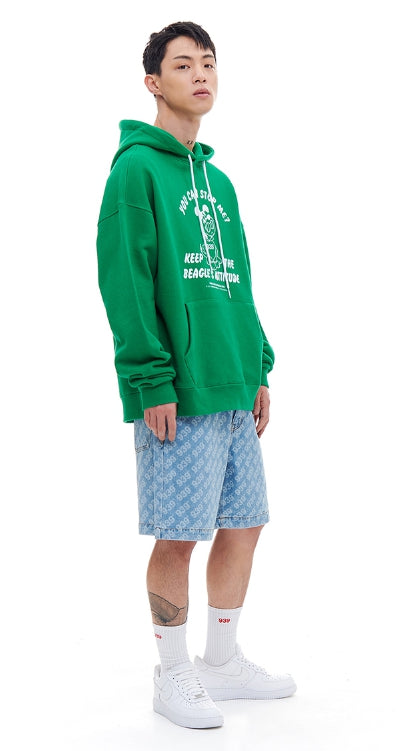 ARCHIVE BOLD (アーカイブボールド) BAD BEAGLE HOOD (GREEN)