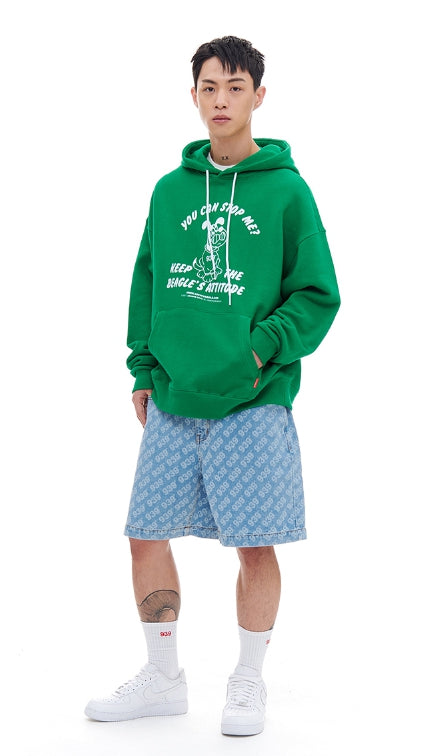 ARCHIVE BOLD (アーカイブボールド) BAD BEAGLE HOOD (GREEN)