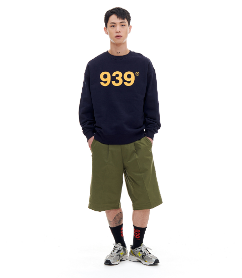 ARCHIVE BOLD (アーカイブボールド) 939 LOGO SWEAT SHIRTS (NAVY)
