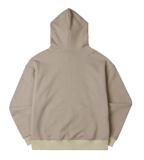 ARCHIVE BOLD (アーカイブボールド) AB EMBLEM MIX HOOD (BEIGE)