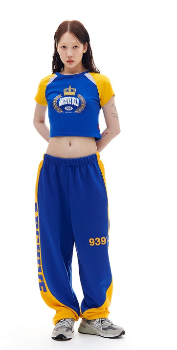 ARCHIVE BOLD (アーカイブボールド) ATHLETIC SWEAT PANTS (BLUE)