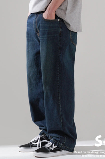 パーステップ(PERSTEP) WIDE WASHED JEAN 1COLOR SMLP4461