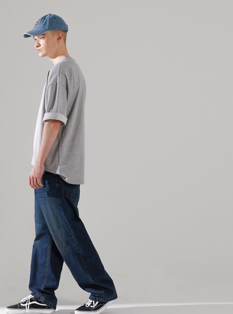 パーステップ(PERSTEP) WIDE WASHED JEAN 1COLOR SMLP4461