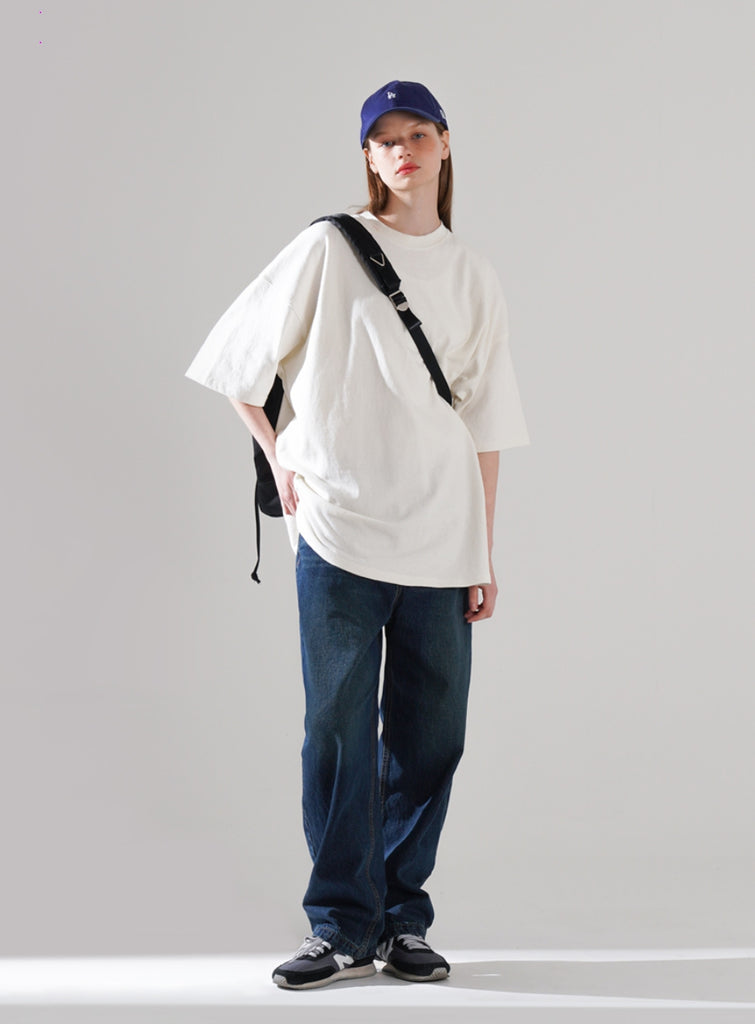 パーステップ(PERSTEP) WIDE WASHED JEAN 1COLOR SMLP4461