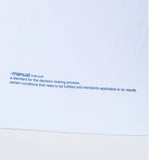 NOMANUAL(ノーマニュアル) SQR GRAPHIC LONG SLEEVE TEE - WHITE